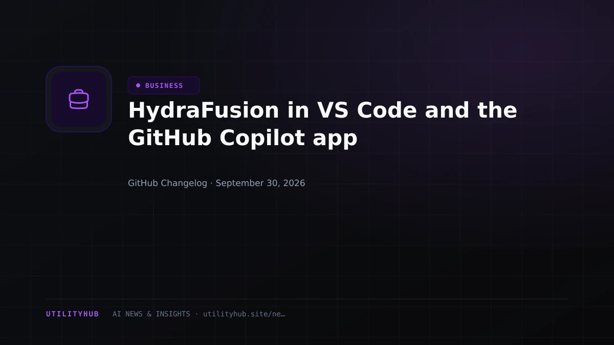 Visual reporting for HydraFusion in VS Code and the GitHub Copilot app