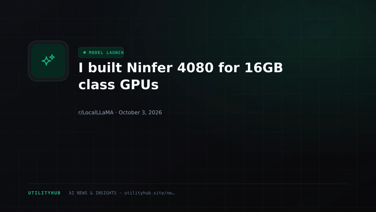 Visual reporting for I built Ninfer 4080 for 16GB class GPUs