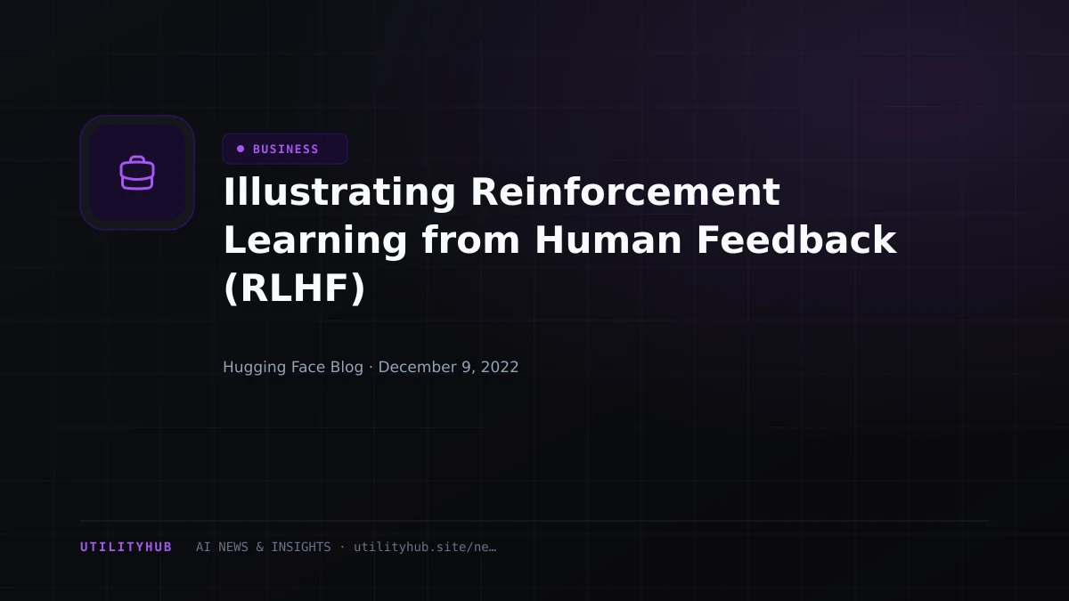 Visual reporting for Illustrating Reinforcement Learning from Human Feedback (RLHF)