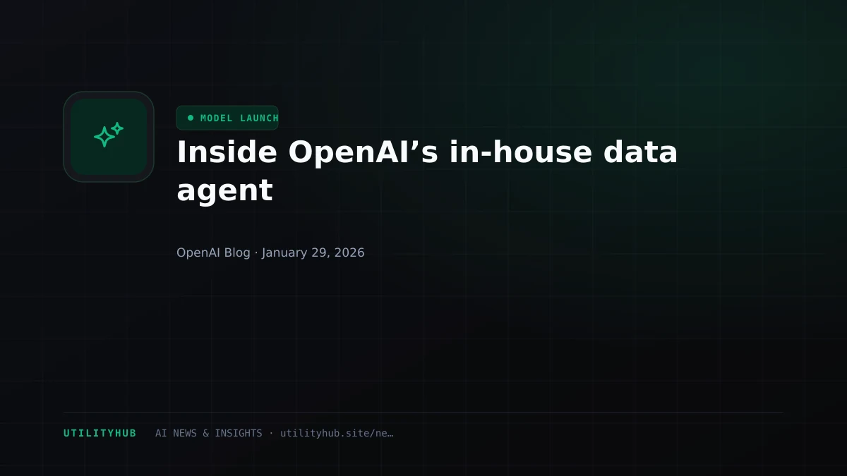 Visual for Inside OpenAI’s in-house data agent
