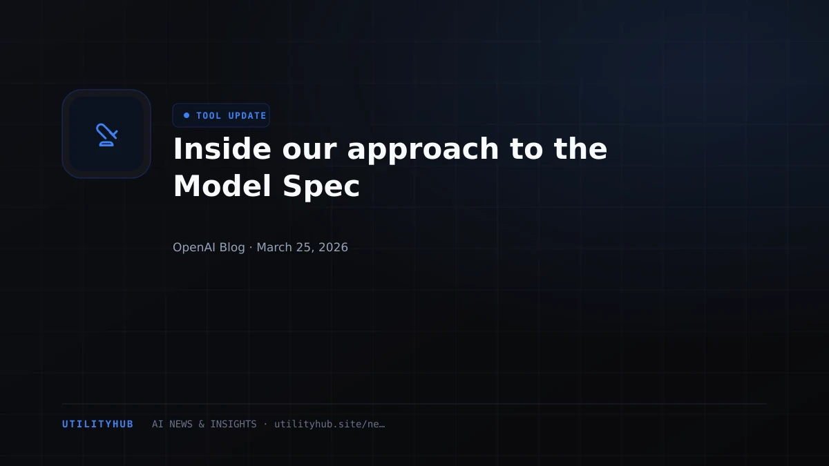 Visual for Inside our approach to the Model Spec