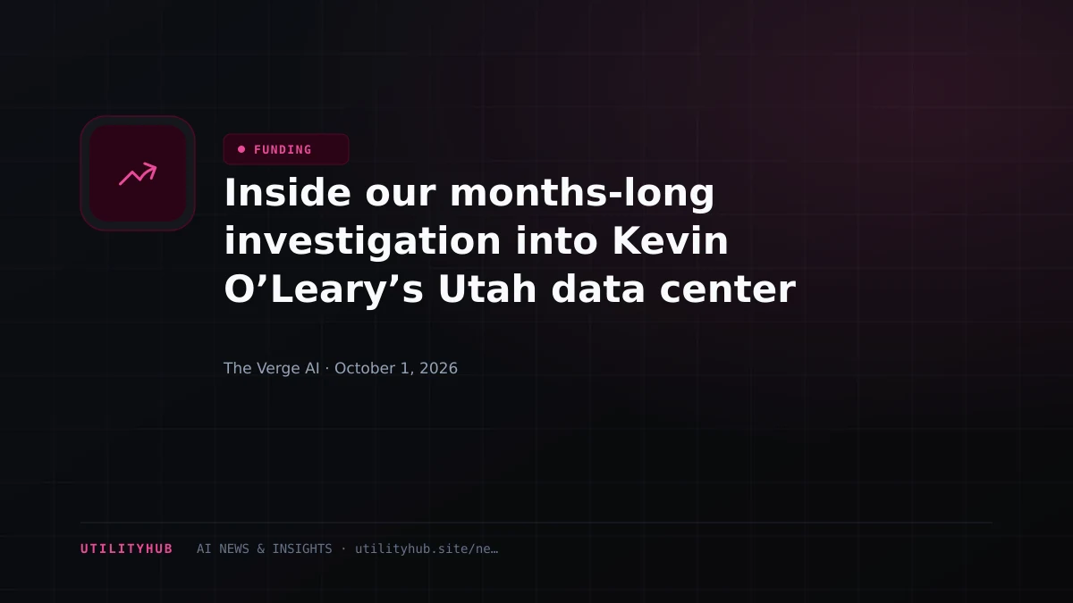 Inside our months-long investigation into Kevin O’Leary’s Utah data center debacle