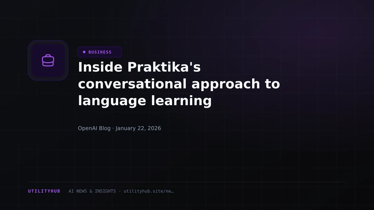 Visual for Inside Praktika's conversational approach to language learning
