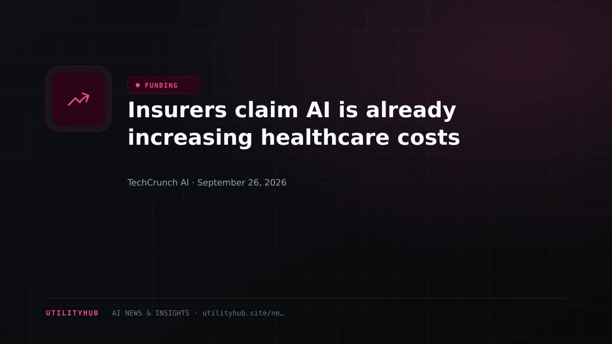 Visual for Insurers claim AI is already increasing healthcare costs