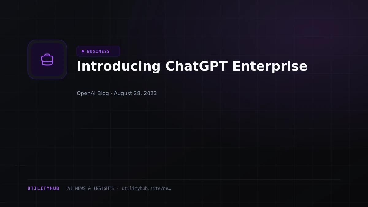 Visual reporting for Introducing ChatGPT Enterprise