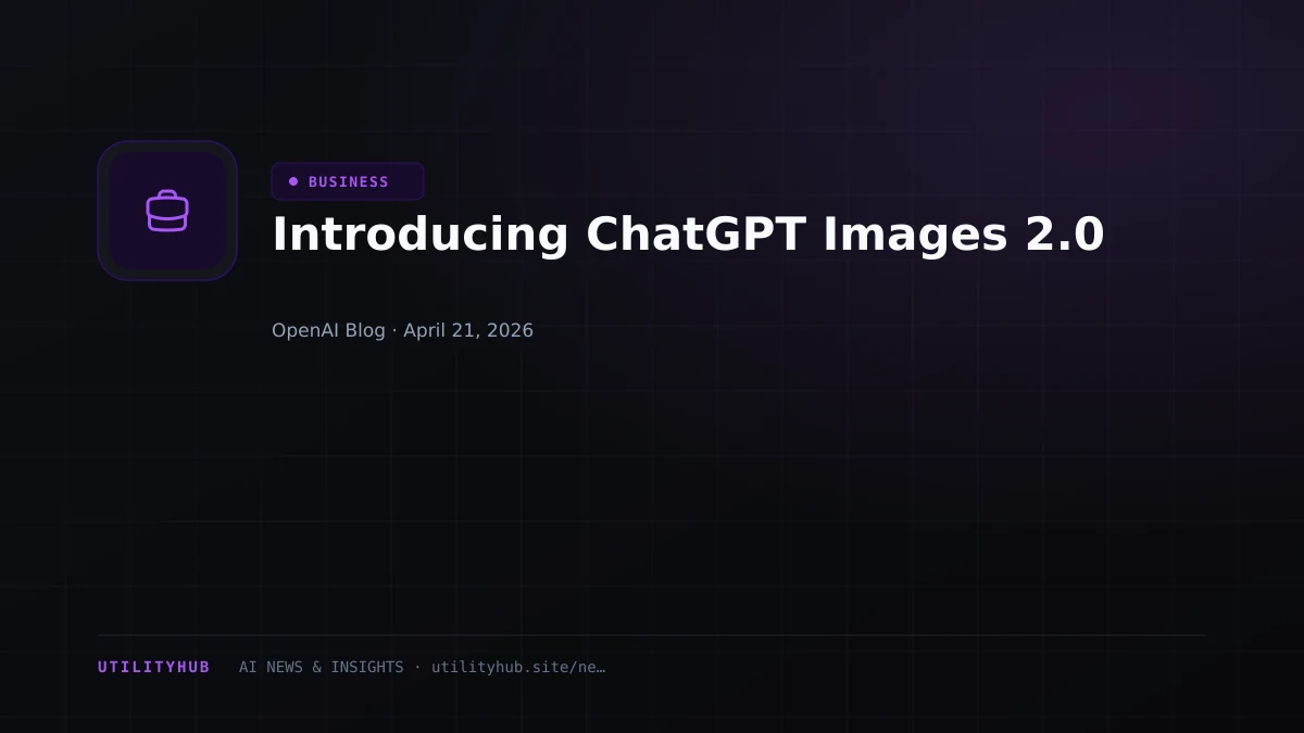 Visual for Introducing ChatGPT Images 2.0