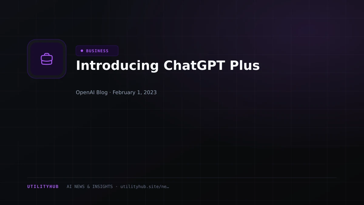 Visual reporting for Introducing ChatGPT Plus