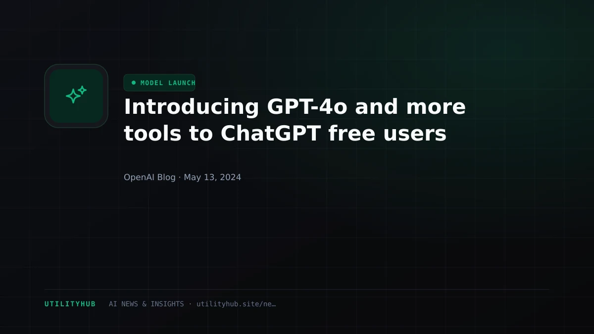 Visual reporting for Introducing GPT-4o and more tools to ChatGPT free users