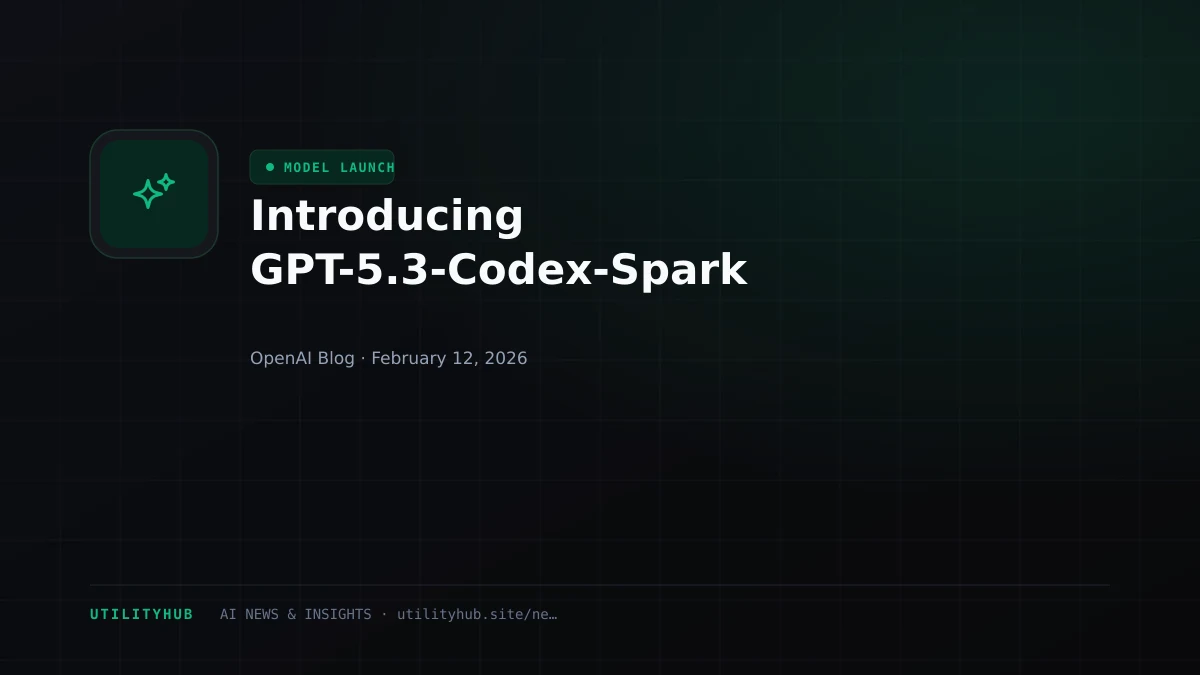 Visual for Introducing GPT-5.3-Codex-Spark