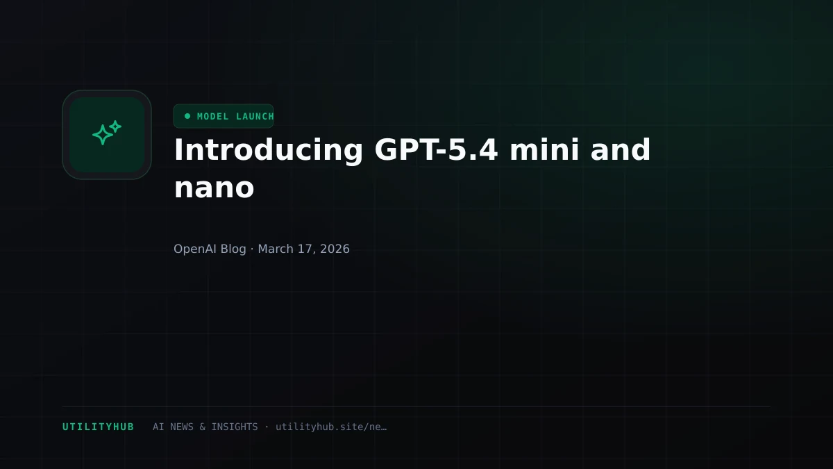 Visual for Introducing GPT-5.4 mini and nano