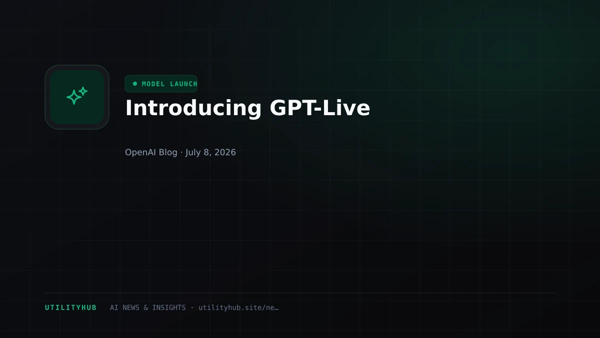Visual for Introducing GPT-Live