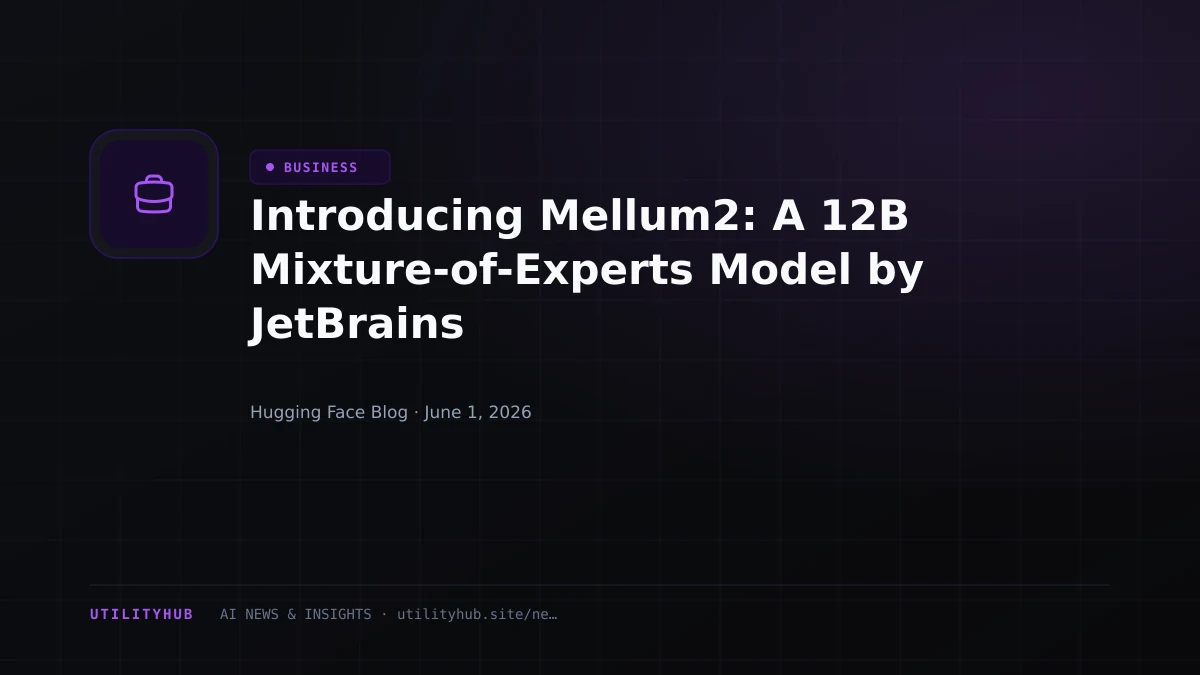 Visual for Introducing Mellum2: A 12B Mixture-of-Experts Model by JetBrains