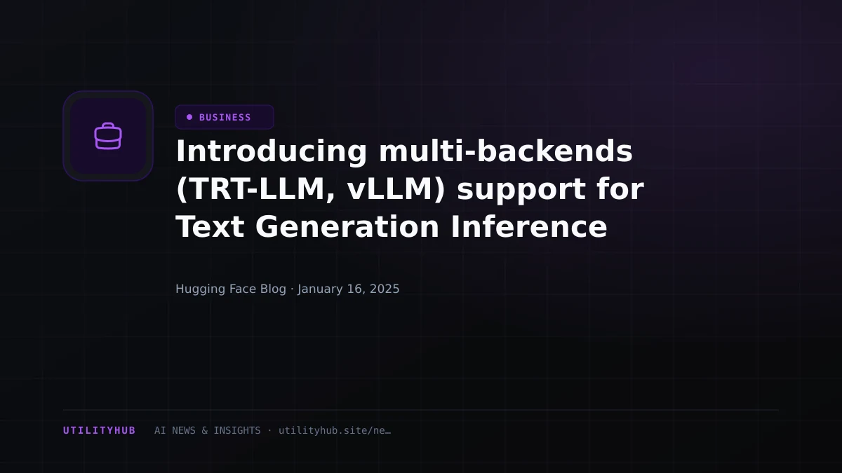 Visual reporting for Introducing multi-backends (TRT-LLM, vLLM) support for Text Generation Inference