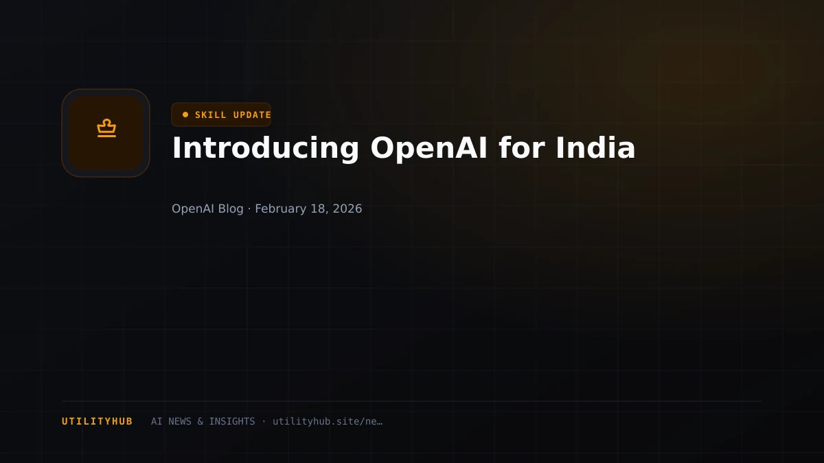 Visual for Introducing OpenAI for India
