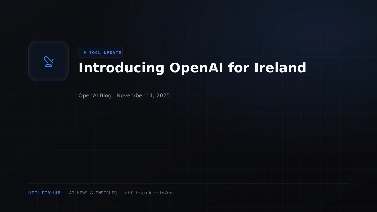 Visual for Introducing OpenAI for Ireland