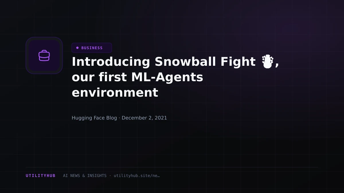 Visual reporting for Introducing Snowball Fight ☃️, our first ML-Agents environment