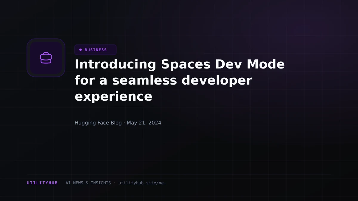 Visual reporting for Introducing Spaces Dev Mode for a seamless developer experience
