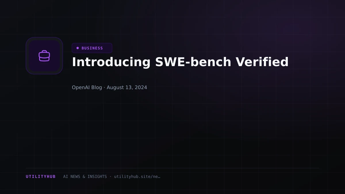 Visual reporting for Introducing SWE-bench Verified