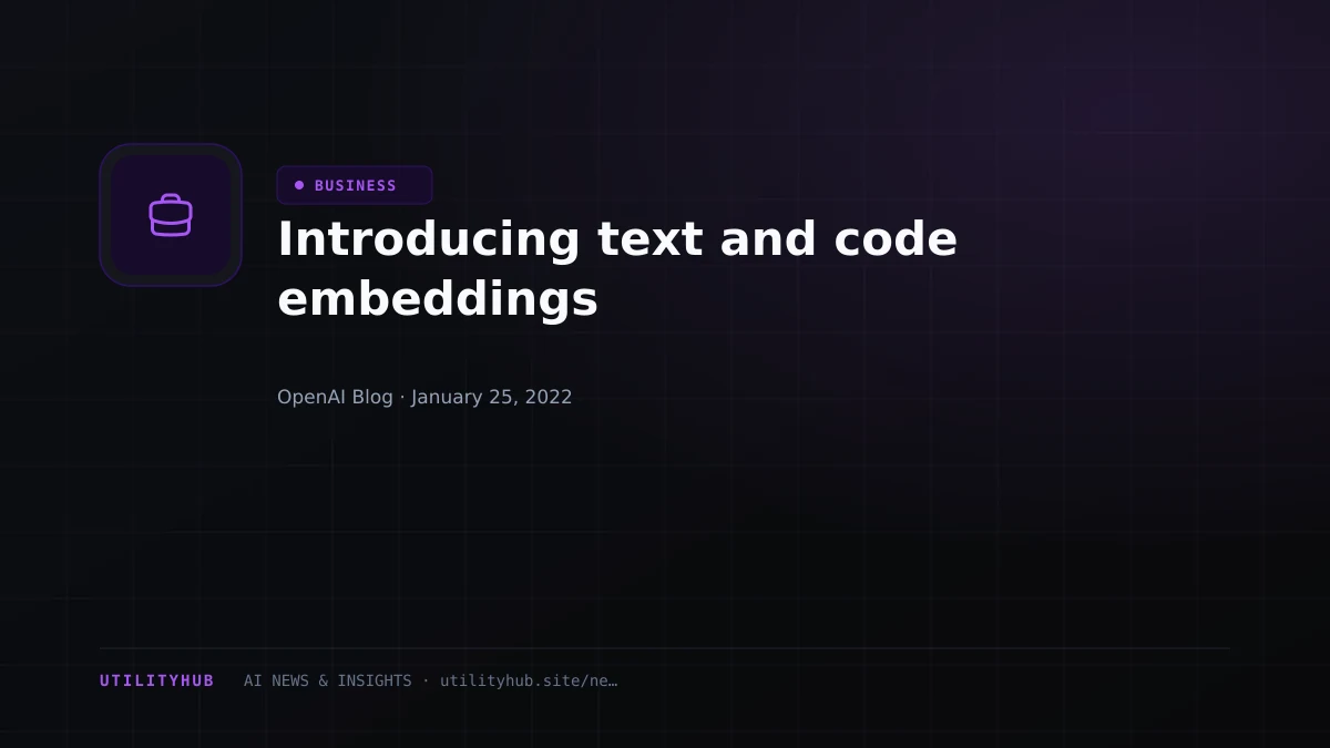Visual reporting for Introducing text and code embeddings