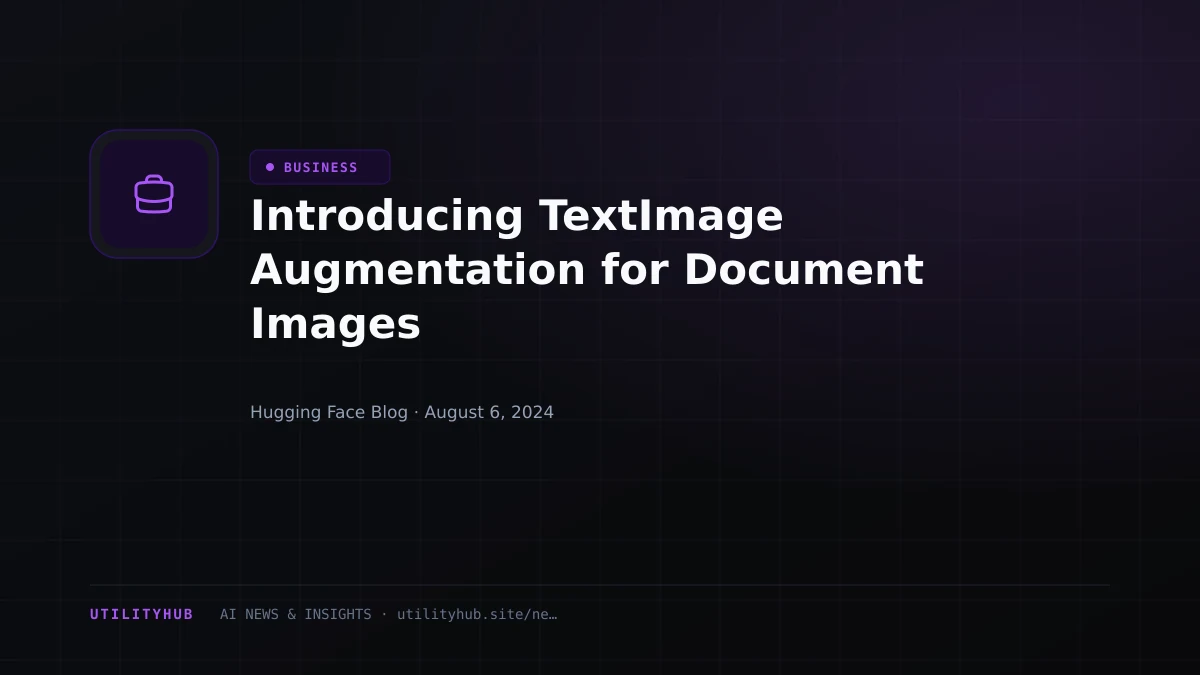 Visual reporting for Introducing TextImage Augmentation for Document Images