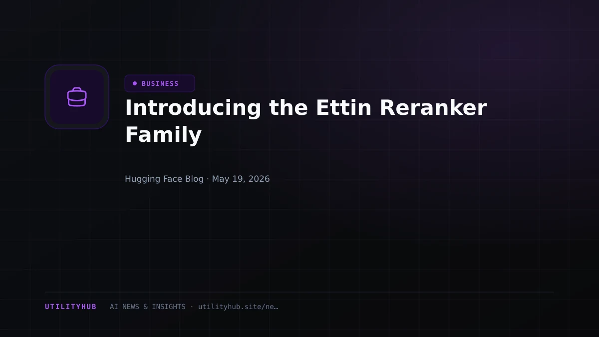 Visual for Introducing the Ettin Reranker Family