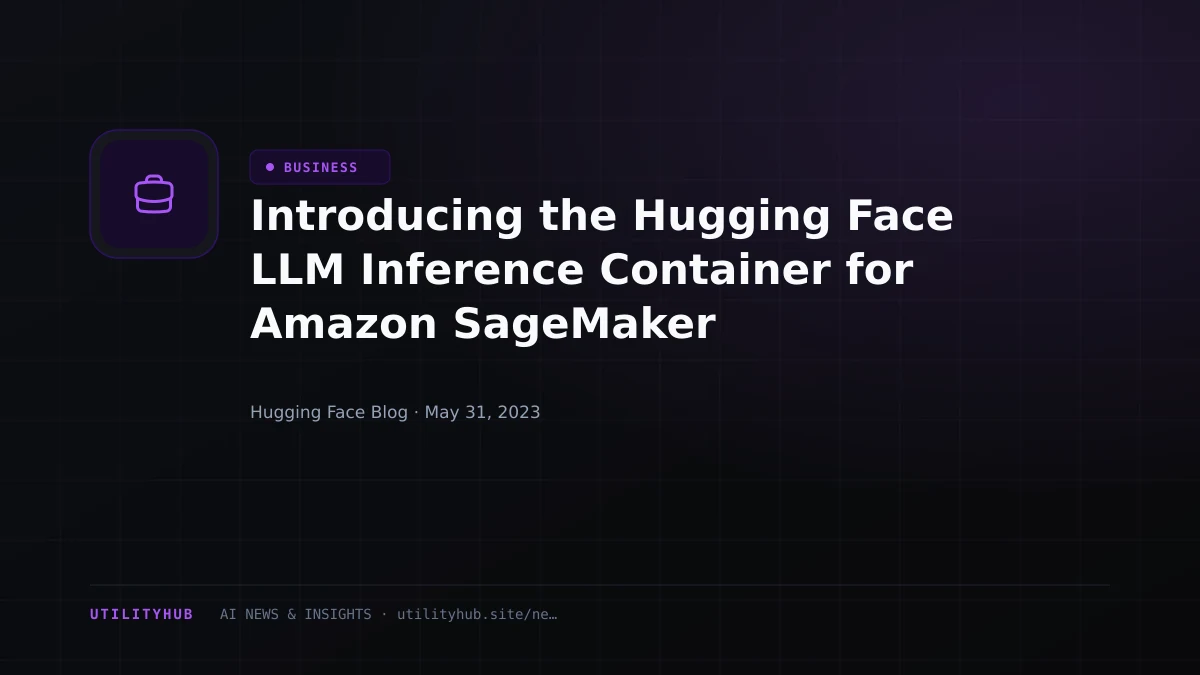Visual reporting for Introducing the Hugging Face LLM Inference Container for Amazon SageMaker