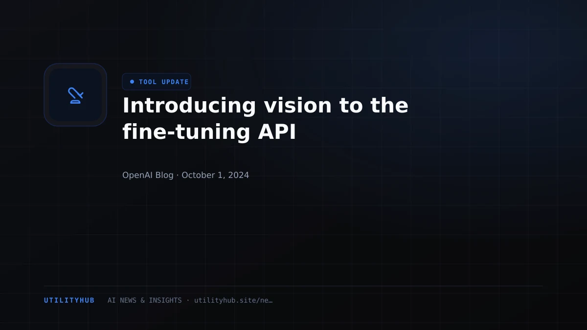 Visual reporting for Introducing vision to the fine-tuning API