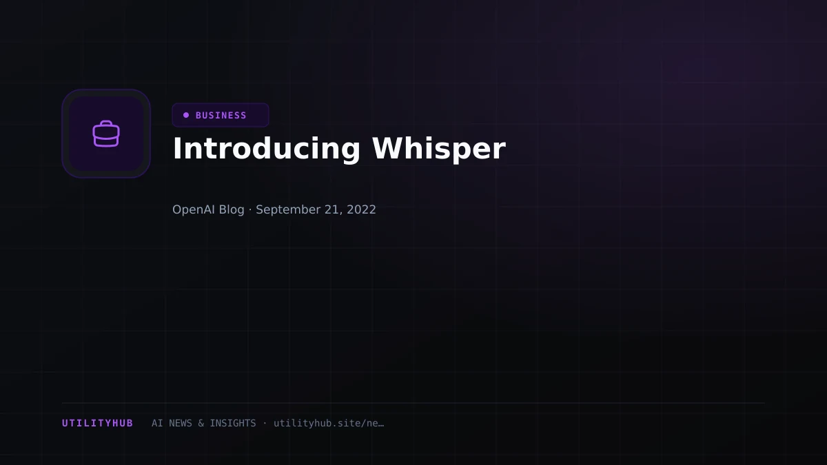 Visual reporting for Introducing Whisper