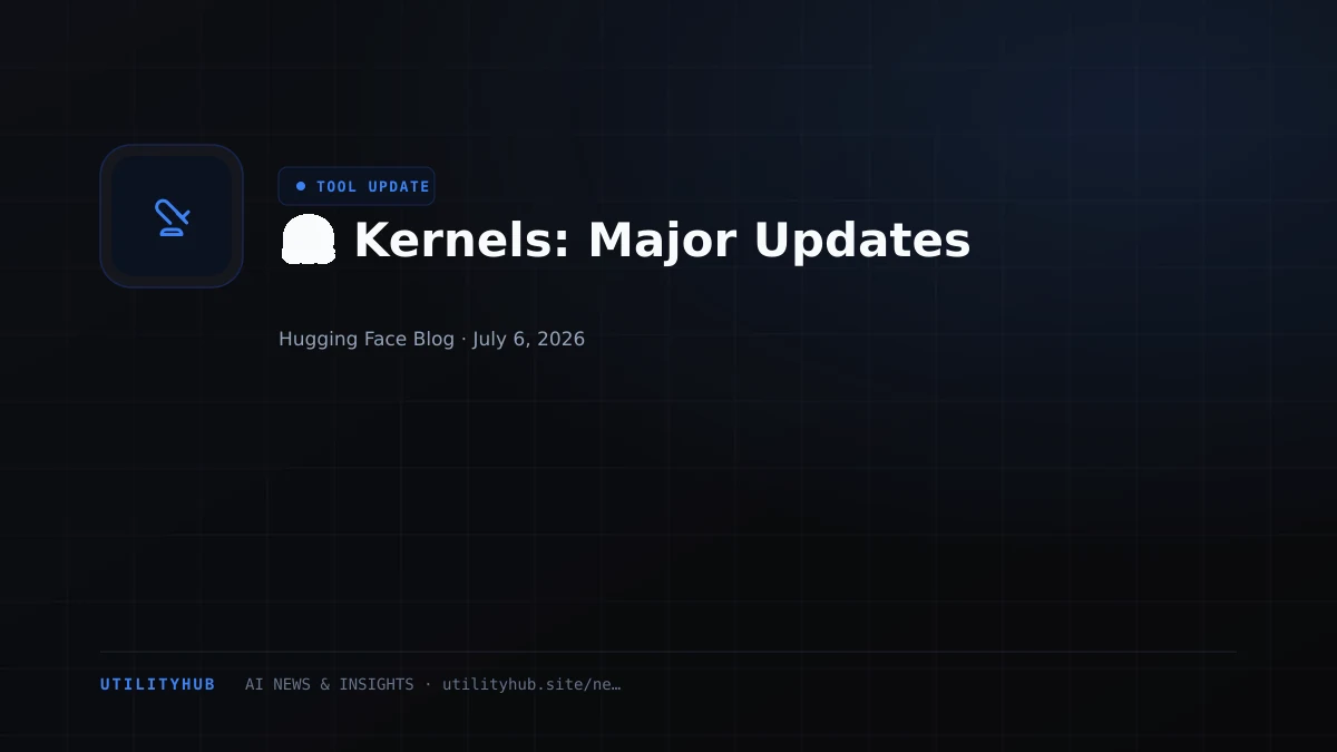 Visual for 🤗 Kernels: Major Updates