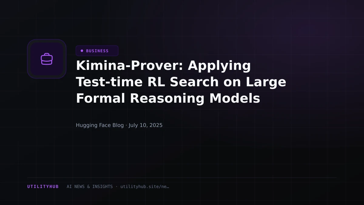 Visual reporting for Kimina-Prover: Applying Test-time RL Search on Large Formal Reasoning Models