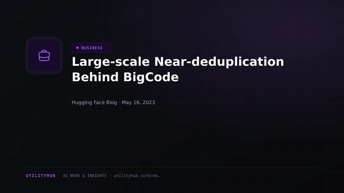 Visual reporting for Large-scale Near-deduplication Behind BigCode