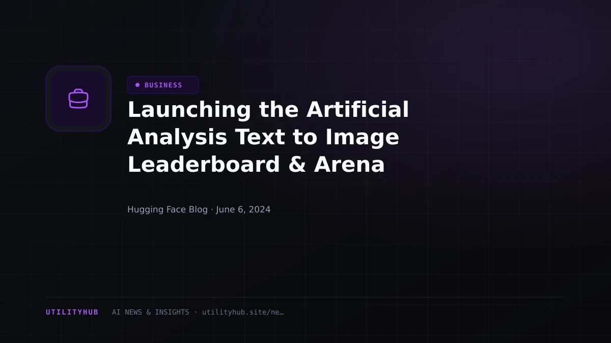 Visual reporting for Launching the Artificial Analysis Text to Image Leaderboard & Arena