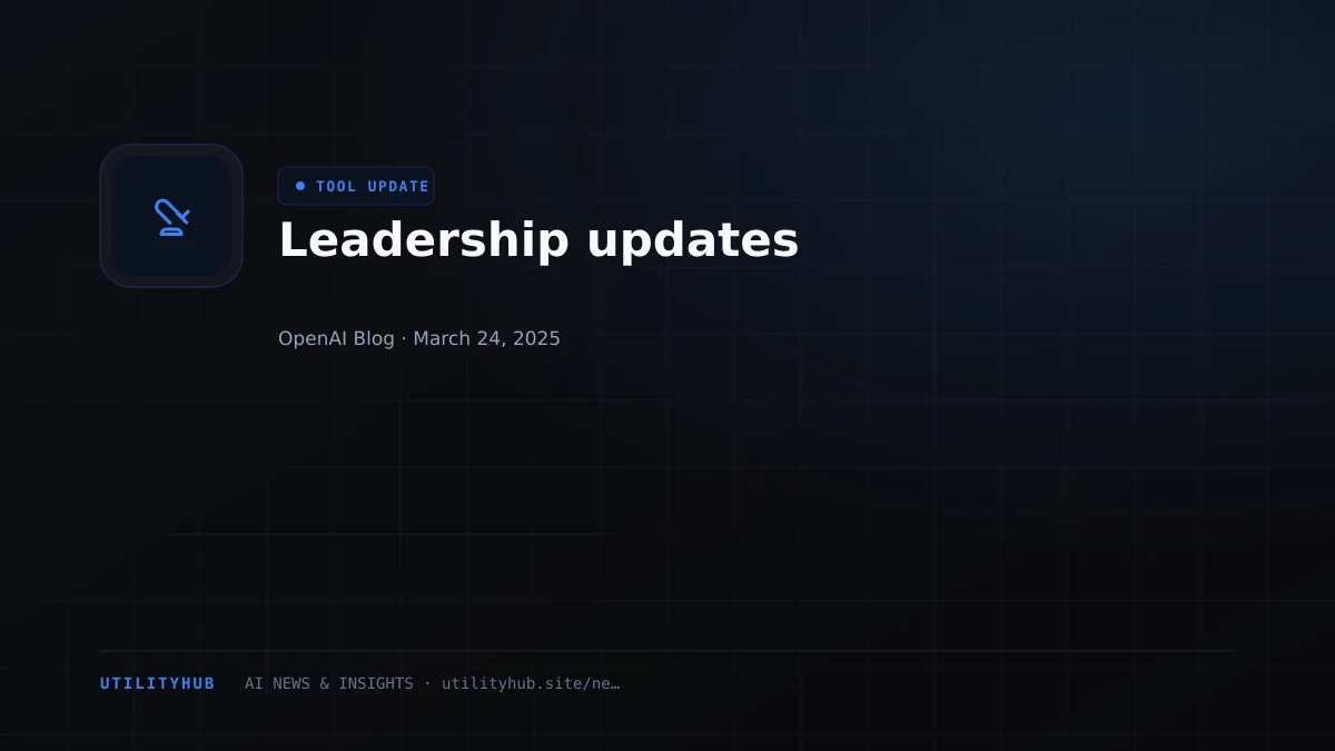 Visual reporting for Leadership updates