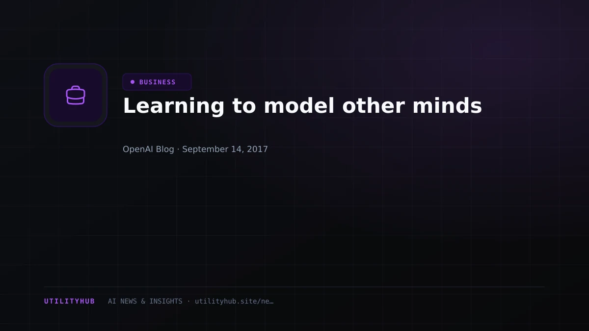Visual reporting for Learning to model other minds