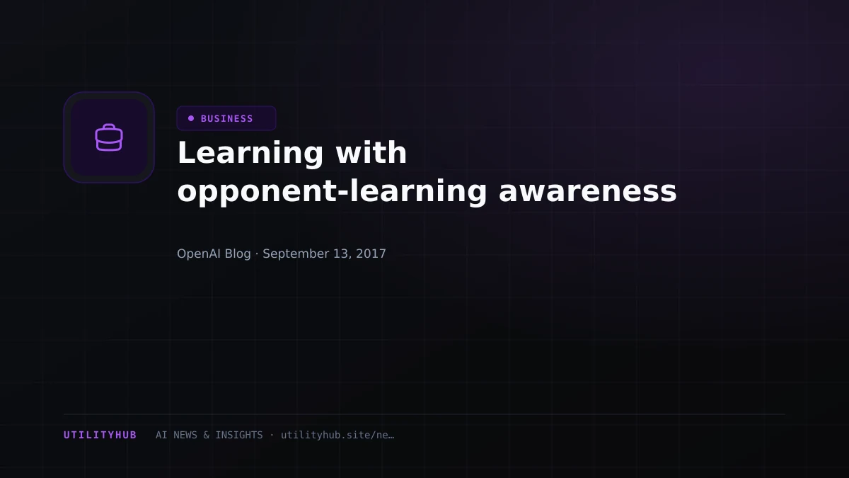 Visual reporting for Learning with opponent-learning awareness