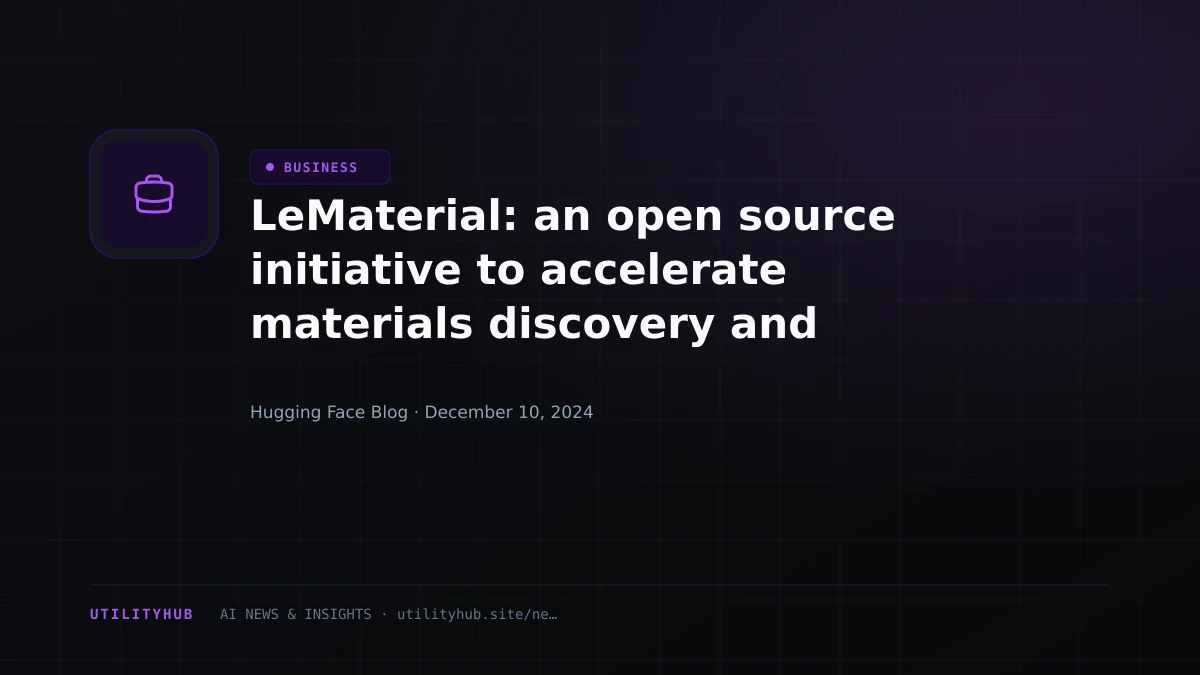 Visual reporting for LeMaterial: an open source initiative to accelerate materials discovery and research