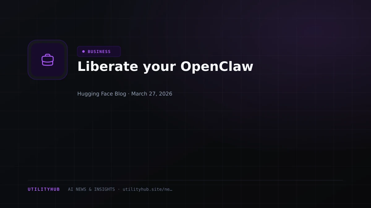 Visual for Liberate your OpenClaw