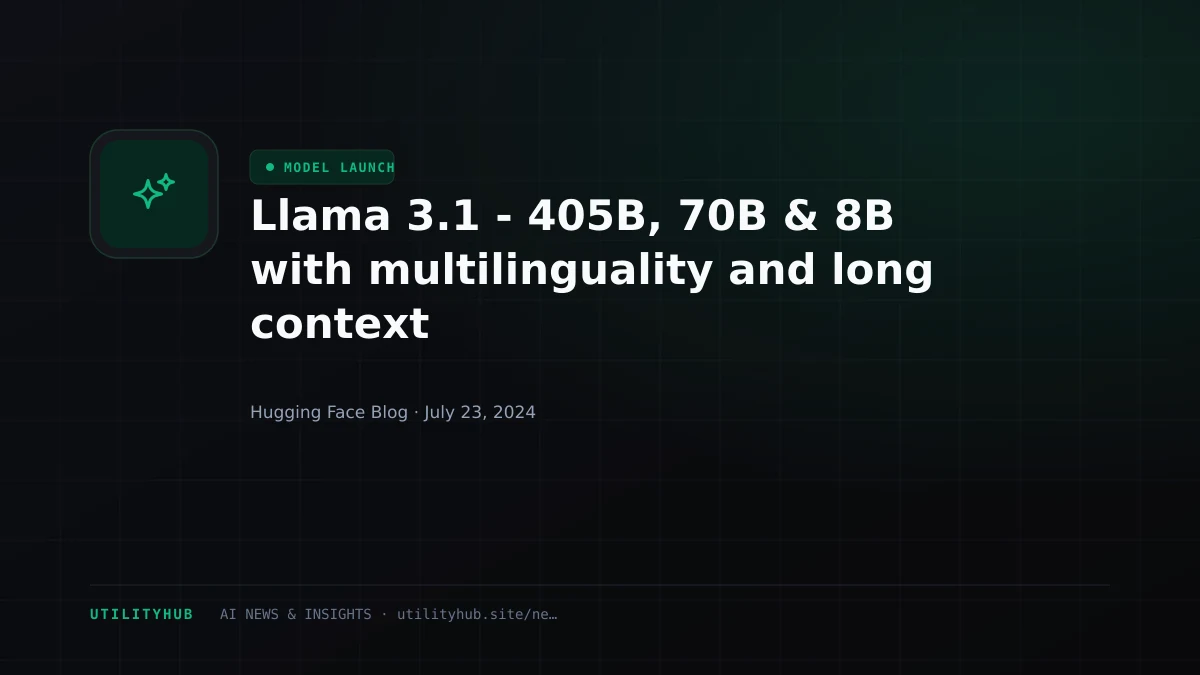 Visual reporting for Llama 3.1 - 405B, 70B & 8B with multilinguality and long context