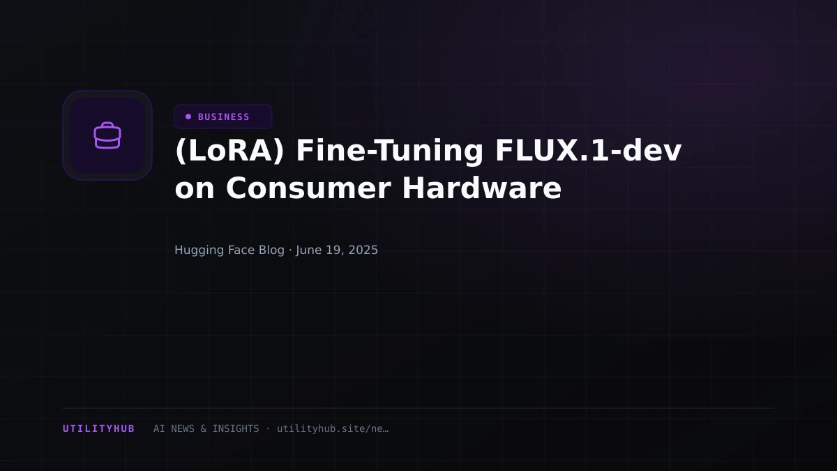 Visual reporting for (LoRA) Fine-Tuning FLUX.1-dev on Consumer Hardware