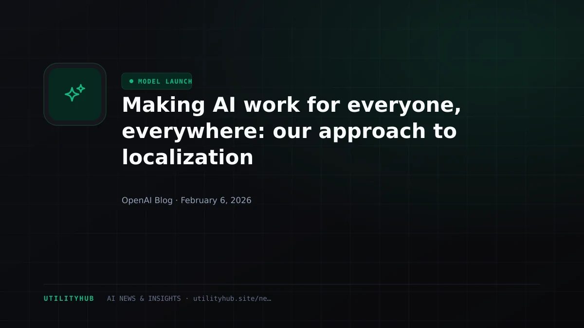 Visual for Making AI work for everyone, everywhere: our approach to localization