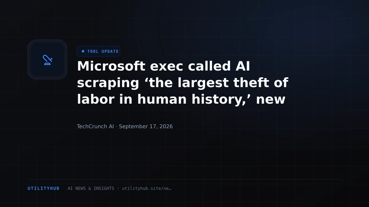 Microsoft exec called AI scraping ‘the largest theft of labor in human history,’ new unredacted filings reveal