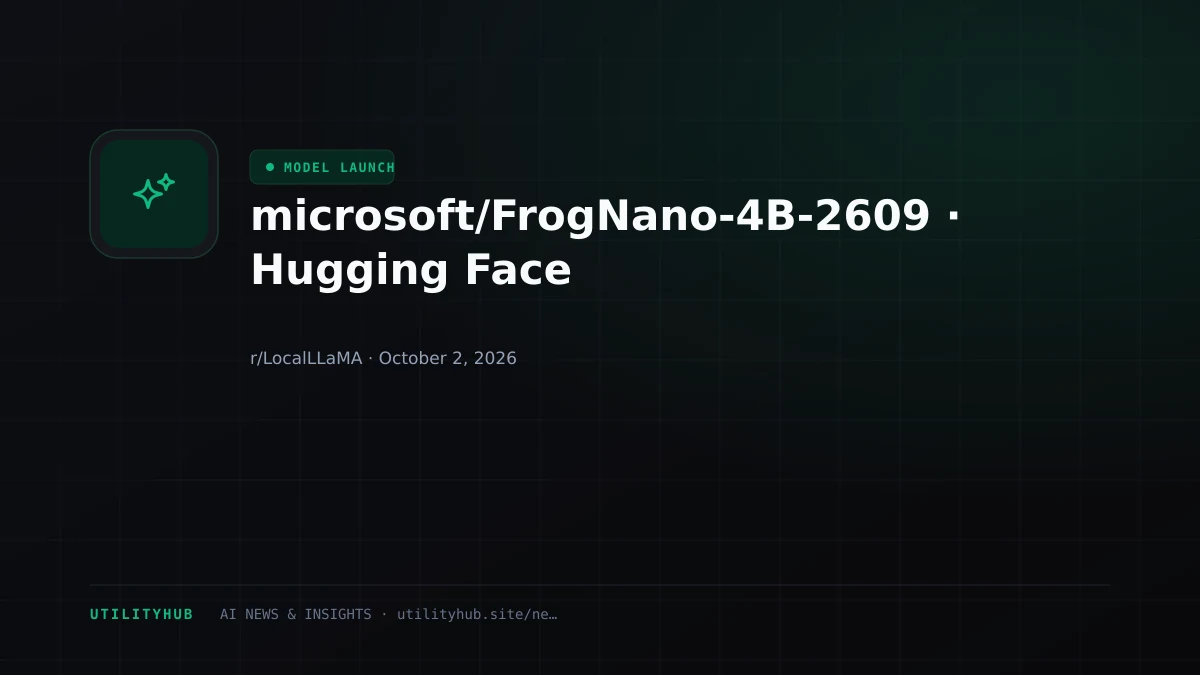 microsoft/FrogNano-4B-2609 · Hugging Face