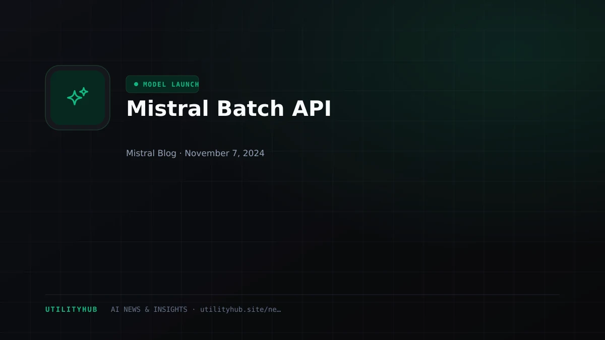 Visual reporting for Mistral Batch API