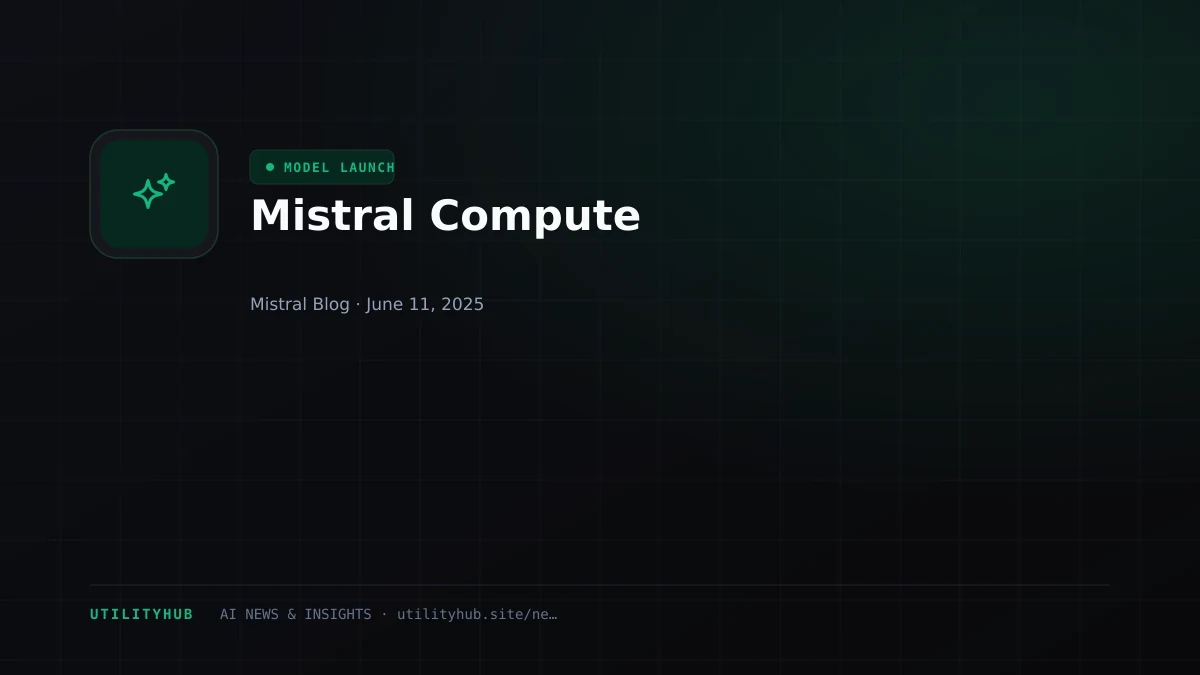 Visual reporting for Mistral Compute