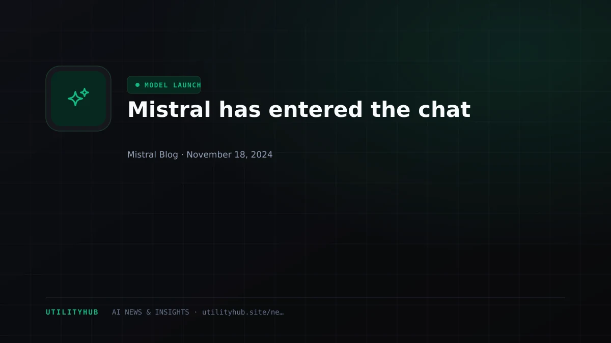 Visual reporting for Mistral has entered the chat