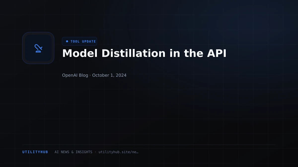 Visual reporting for Model Distillation in the API