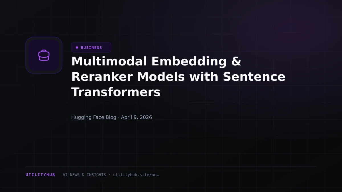 Visual for Multimodal Embedding & Reranker Models with Sentence Transformers