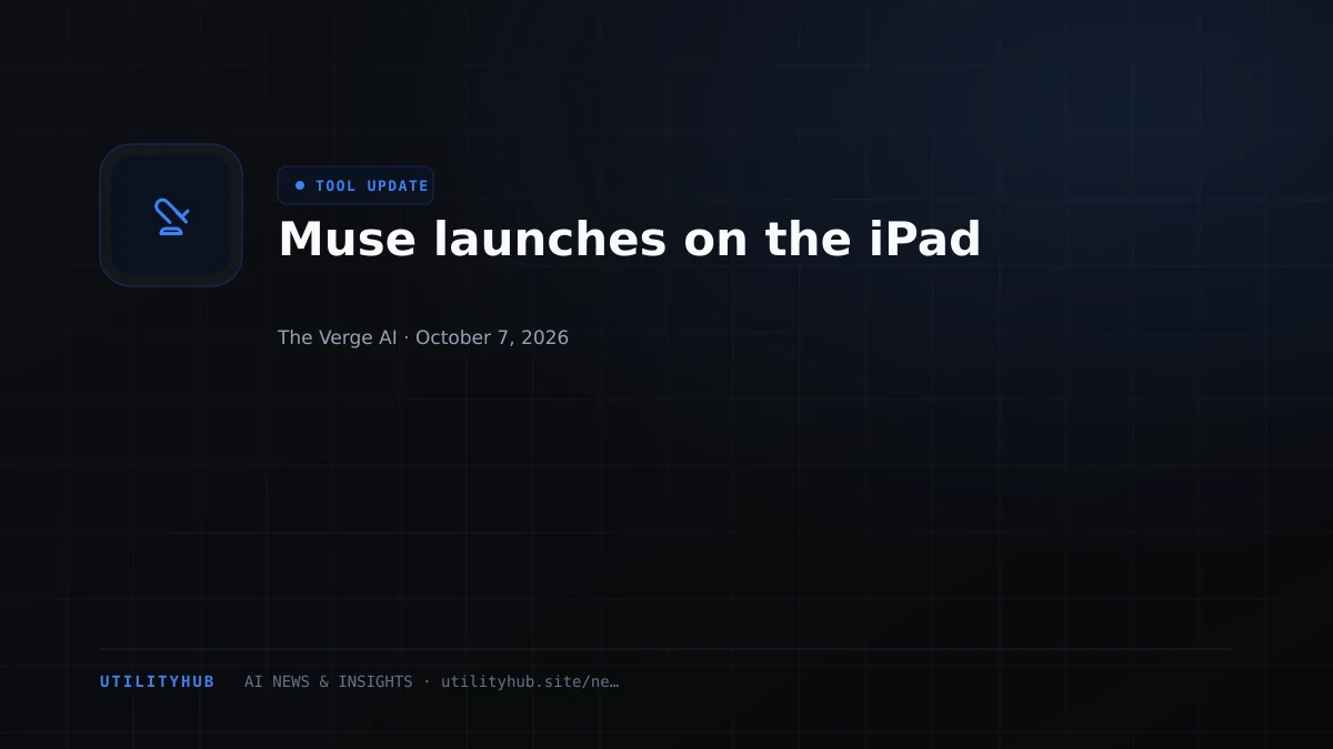 Muse launches on the iPad