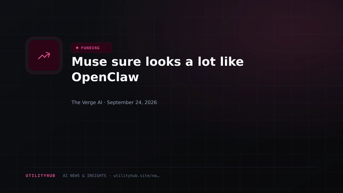 Visual for Muse sure looks a lot like OpenClaw