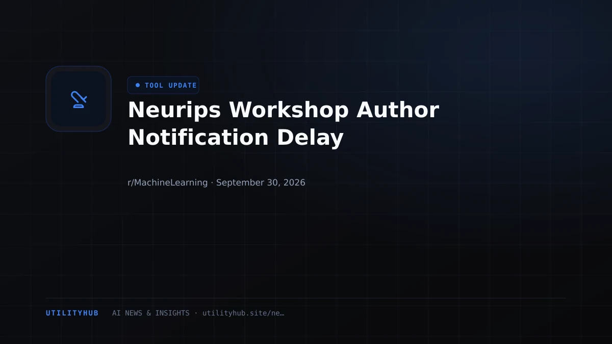 Visual reporting for Neurips Workshop Author Notification Delay